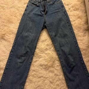 Classic Straight-Leg Blue Jeans